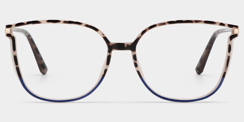 Rodz Square Tortoise-Blue Glasses