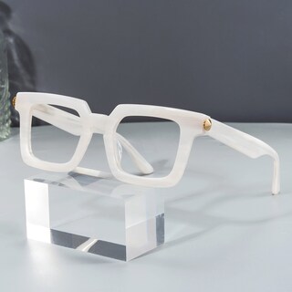 Ruthann Square White Glasses0