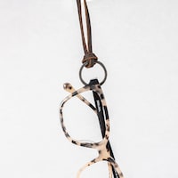 Adjustable Eyeglasses Leather Strap Alloy Ring0