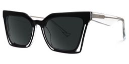 Luby Cateye Black Glasses1