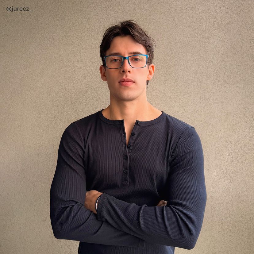 Alexander Blue Rectangle Glasses