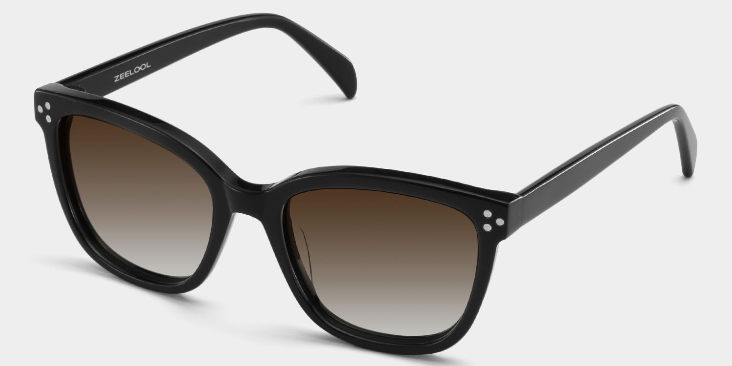 Scarlett Black Frame Glasses with Square Frame Online | ZEELOOL2