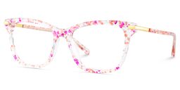 Eliot Rectangle Pink Glasses3