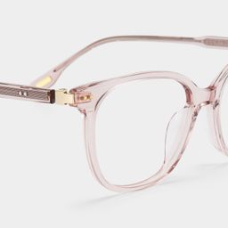 Daisy Pink Round Glasses5