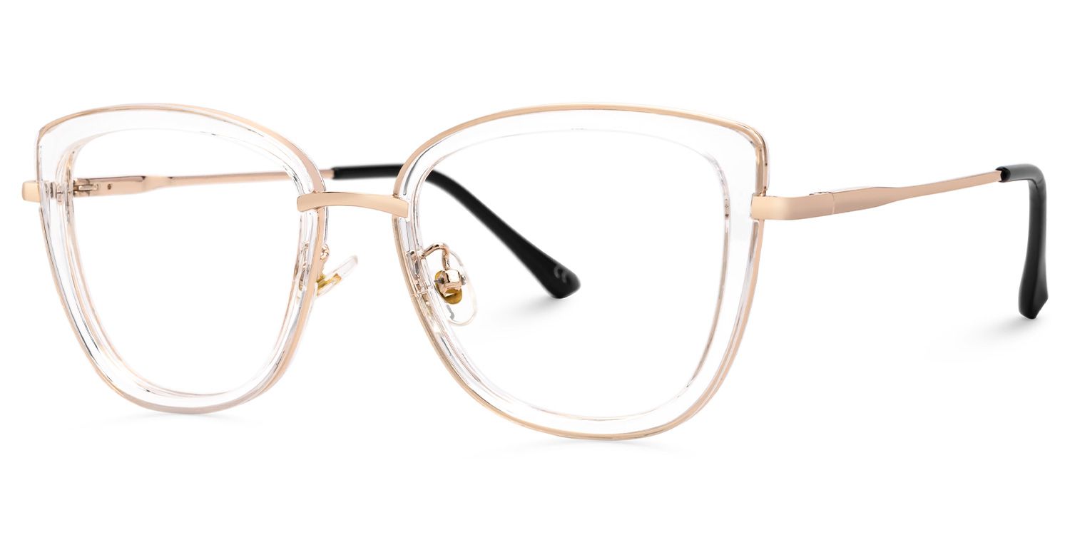 Clear Kaye Cateye Frame Eyeglasses | Zeelool1