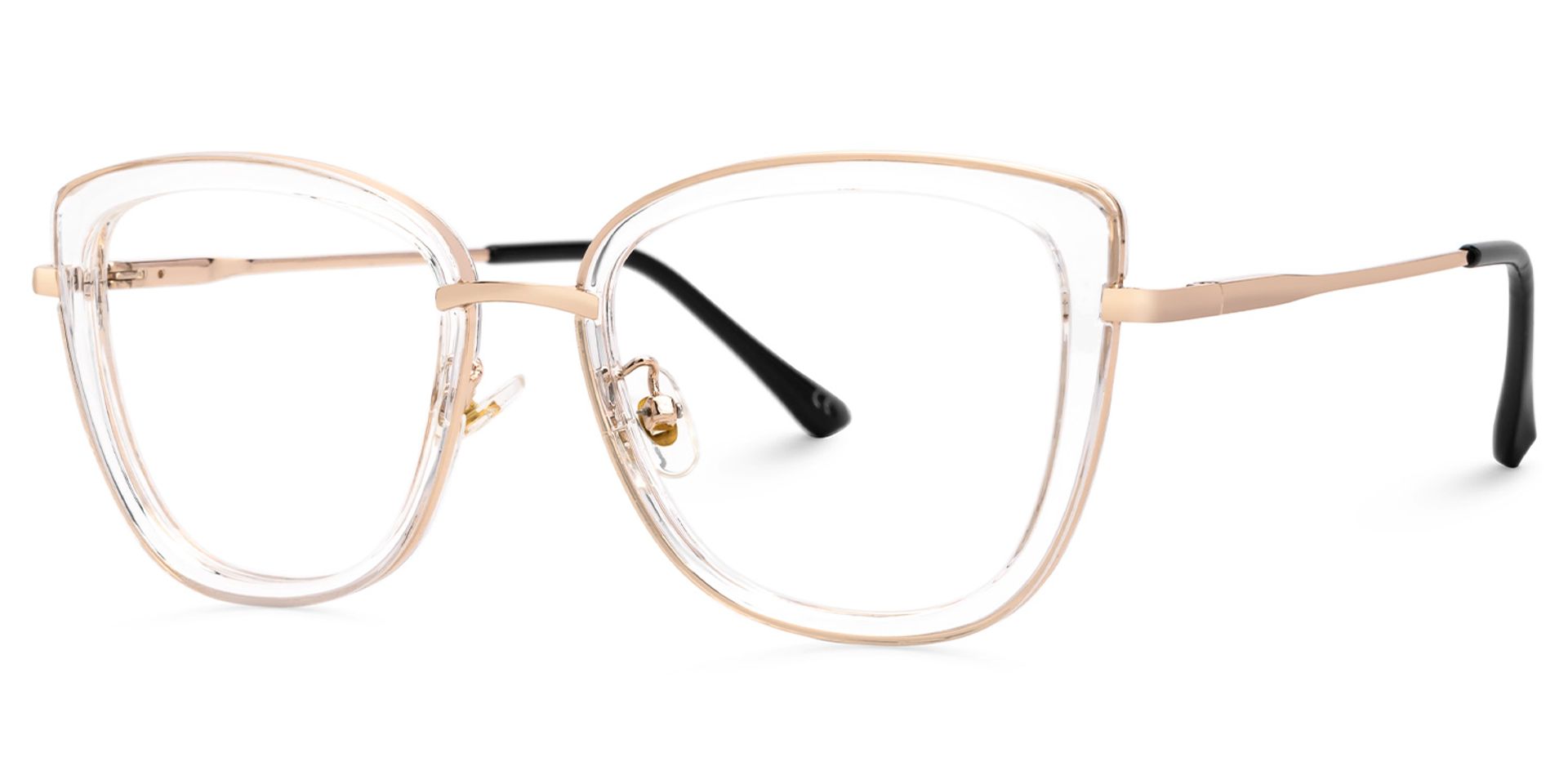 Clear Kaye Cateye Frame Eyeglasses | Zeelool1