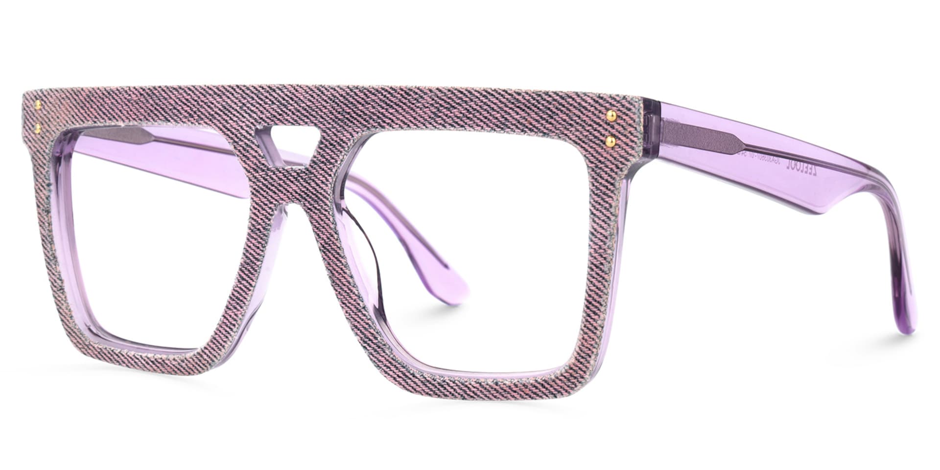 Rubin Purple Denim Eyeglasses | Zeelool1