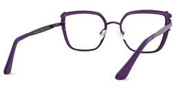 Frieze Rectangle Purple Glasses4