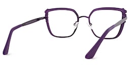 Frieze Rectangle Purple Glasses4