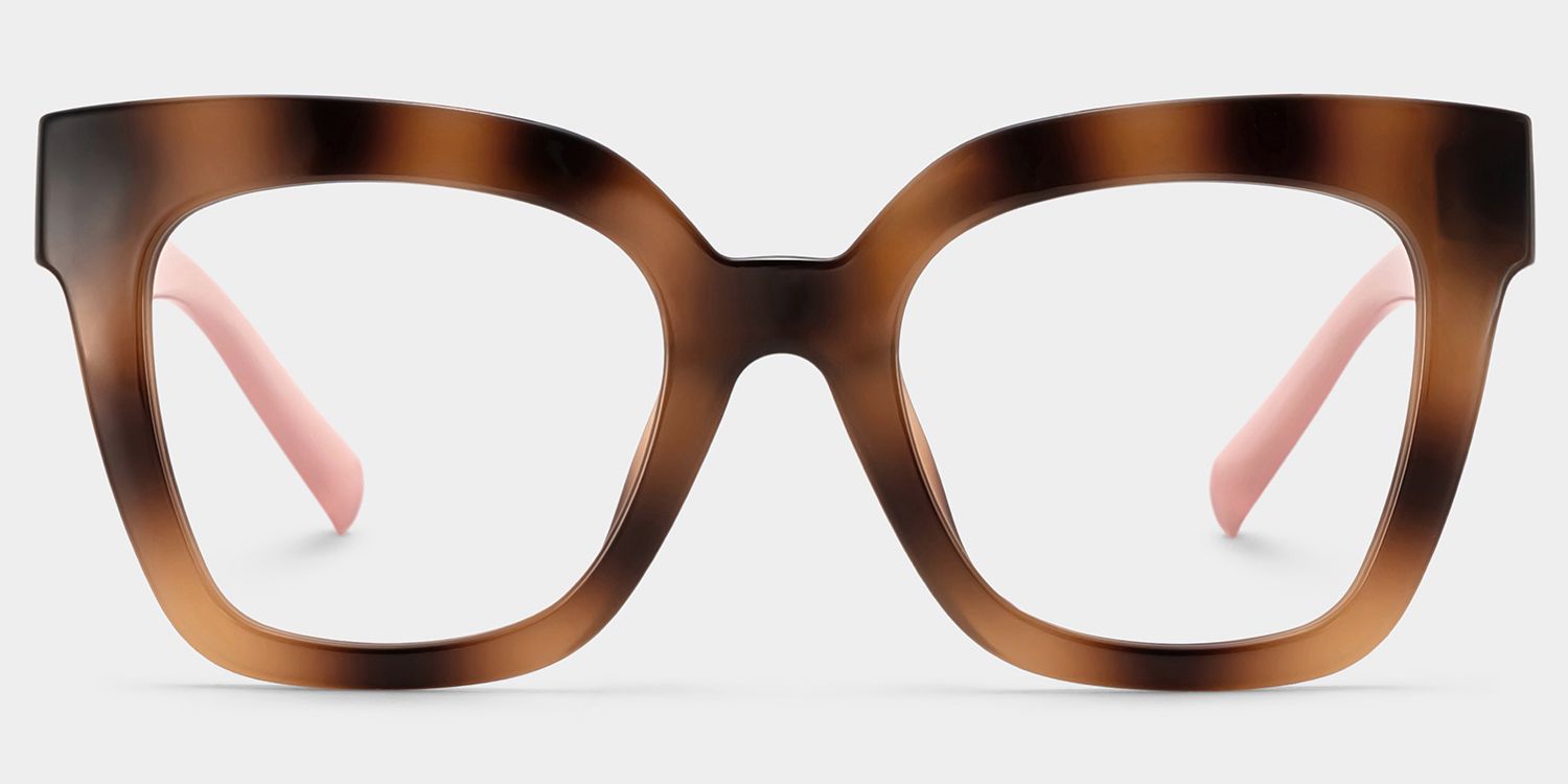 Malcolm Square Burnt Umber Frame Glasses | Zeelool3