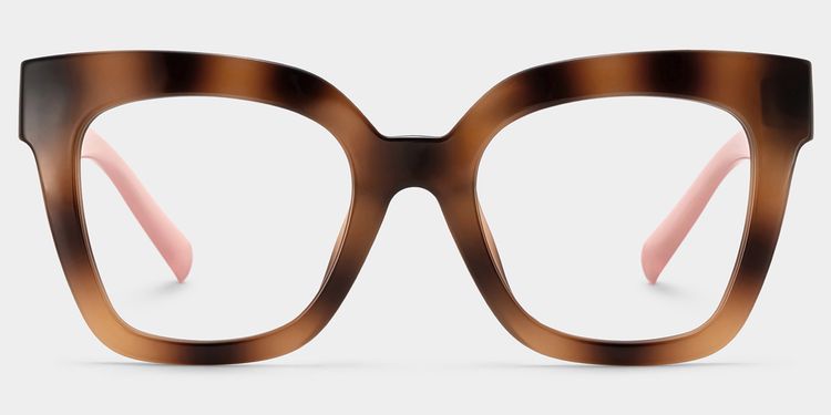 Malcolm Square Burnt Umber Glasses