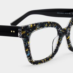 Renata Square Black Glasses5