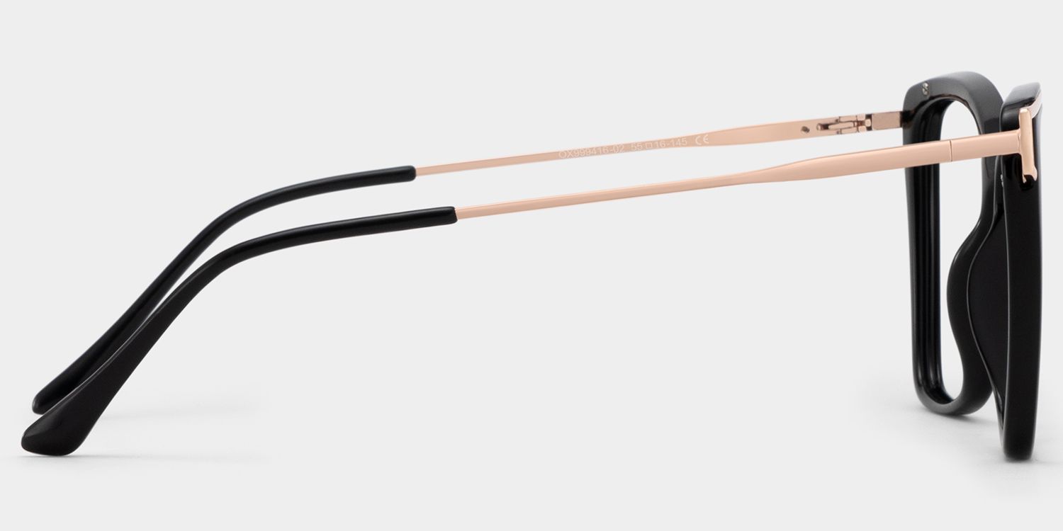 Krystle Square Black Eyeglasses and Glasses Frames5