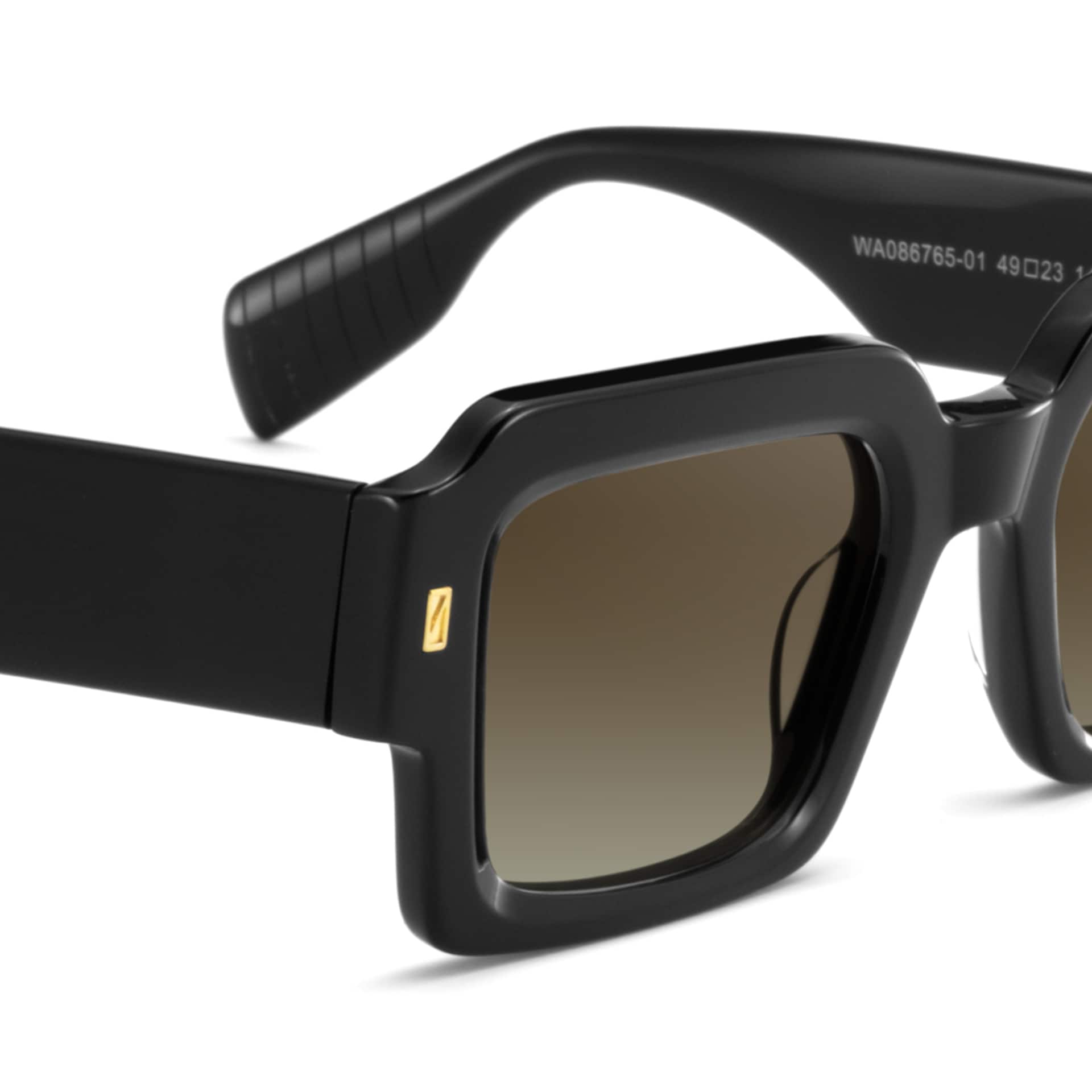 Bobbee Square Black Sunglasses | Zeelool Glasses4