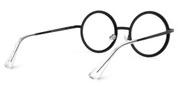 Vevay Round Black Glasses3