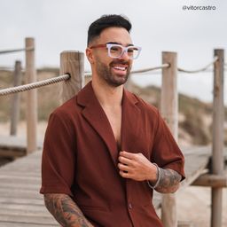 Diana Rectangle Light Purple Glasses4