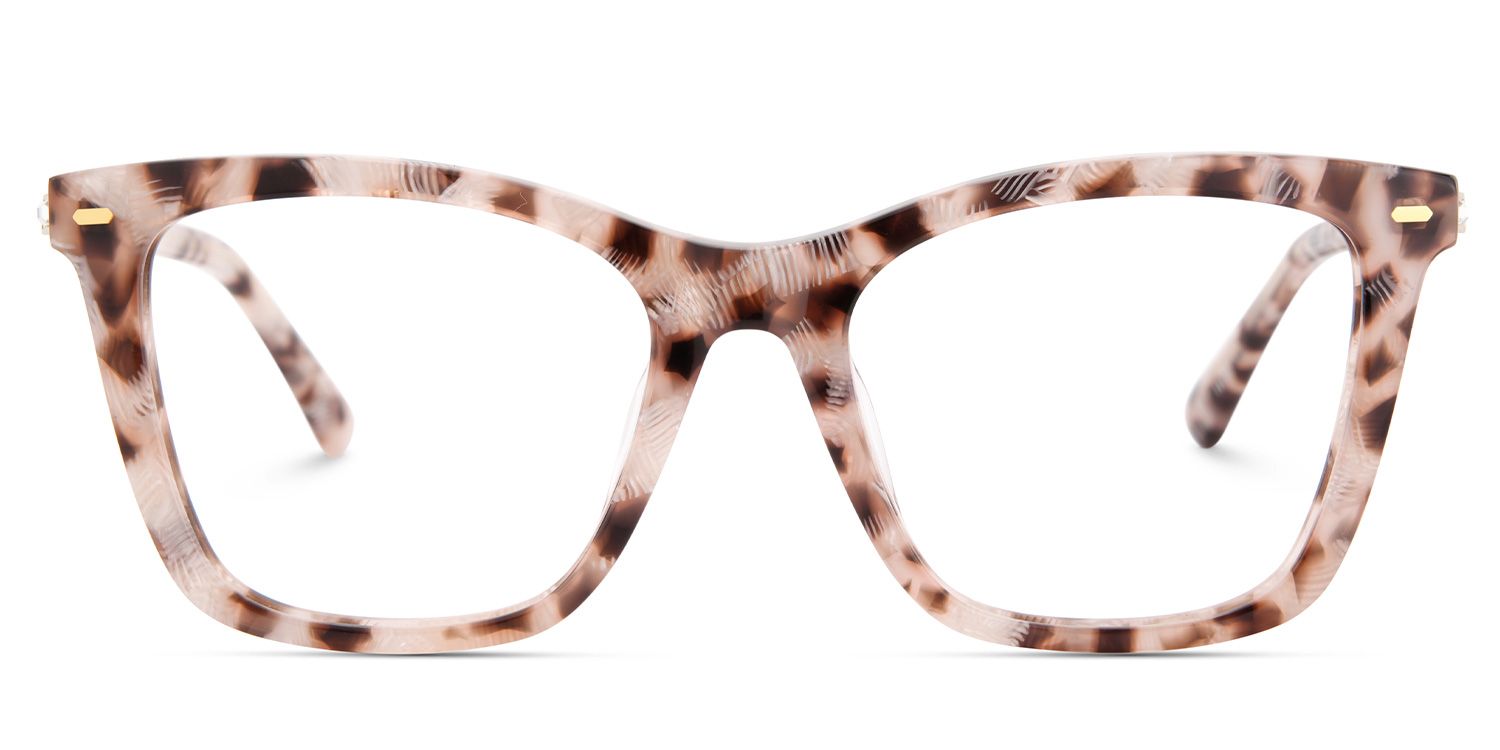 Women's Square Tortoise Frame Glasses1