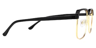 Cherron Browline Black-Gold Glasses2