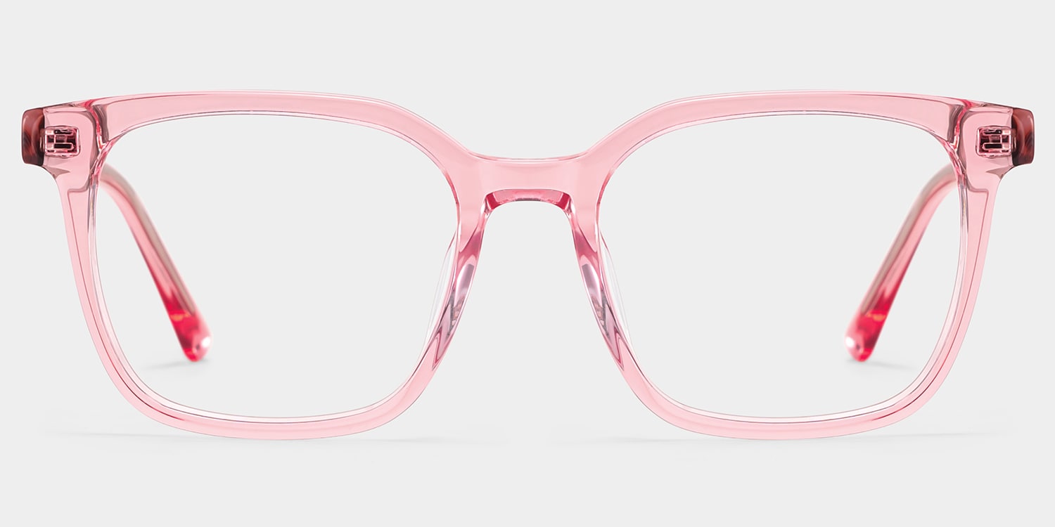 Freya Square Pink Glasses