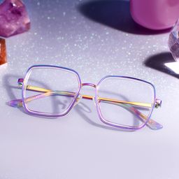Fiona Square Iridescent Glasses2