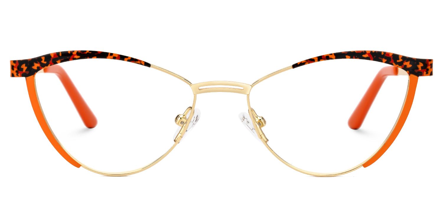 New Orange Color for Sydney Metal Eyeglasses  | Zeelool Optical0