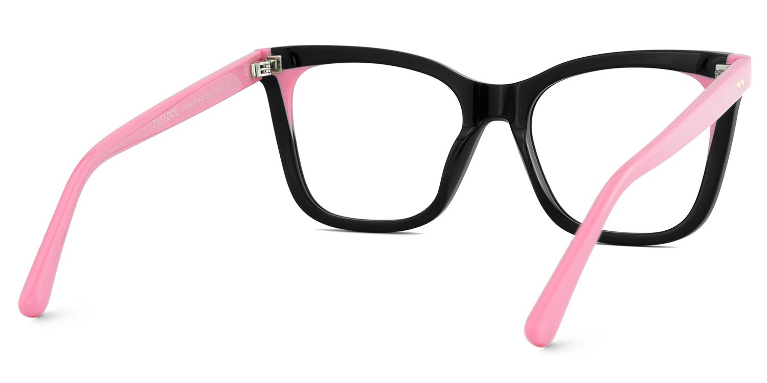 Square Black Eyeglasses- Grubbs acetate Frame Glasses5