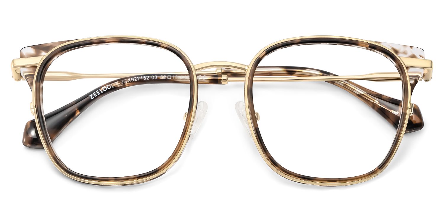 Cameron Eyeglasses in Square Tortoise Frame | Zeelool2