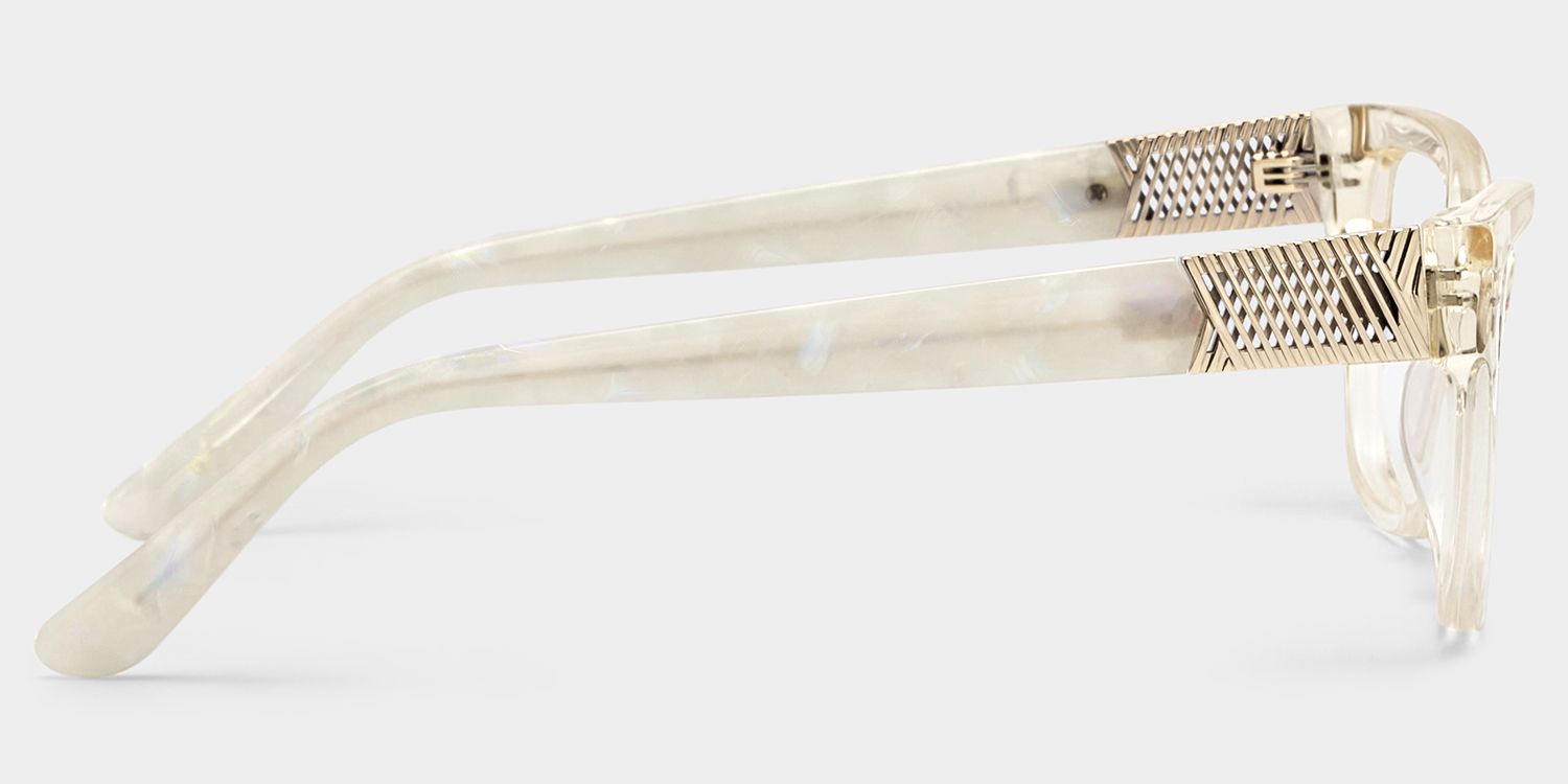 Miranda Cat Eye Clear Yellow Frame Glasses Online | ZEELOOL3