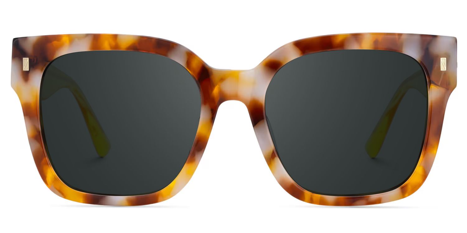 Designer Scicluna Sunglasses in Full-frame With Transparent Yellow Temples0