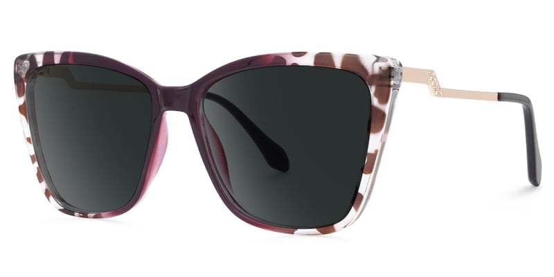 Awilda Cateye Purple Glasses