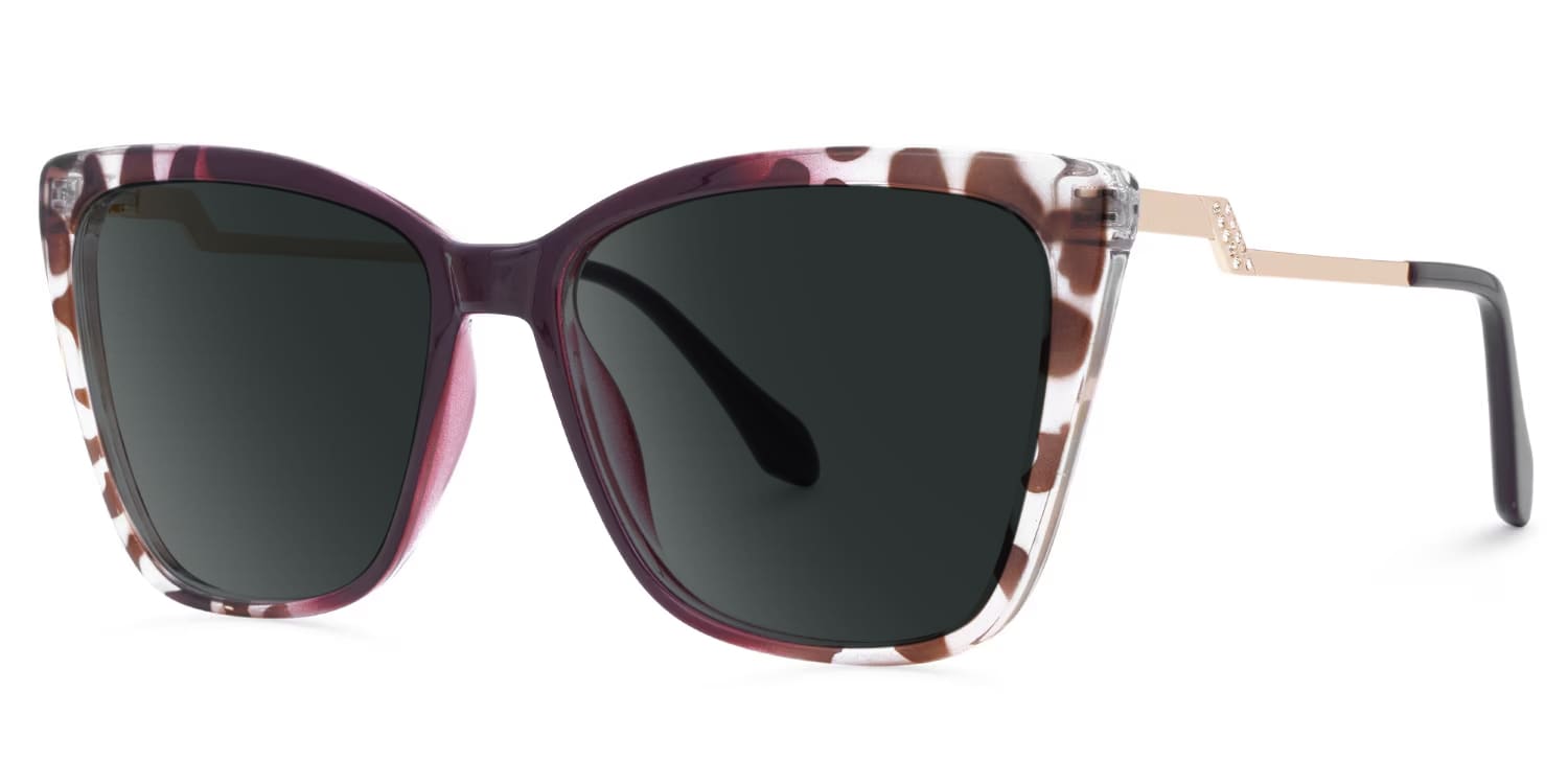 Awilda Cateye Purple Glasses