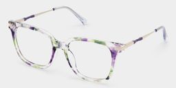 Jacqui Floral Square Glasses3