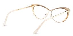 Ellen Cateye White Glasses5