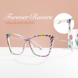 Awilda Cateye Multicolor Glasses0