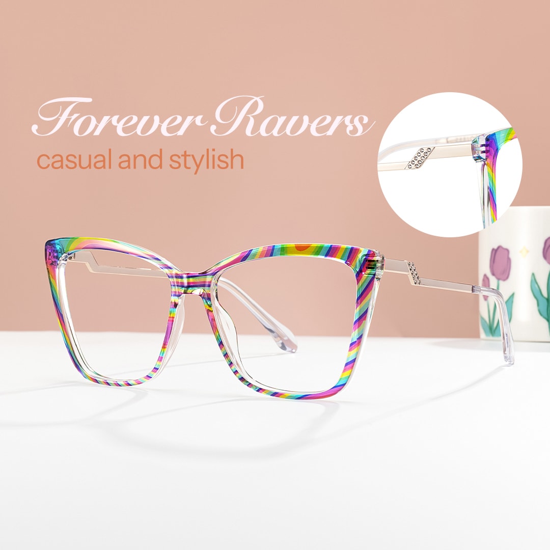 Awilda Cateye Multicolor Glasses