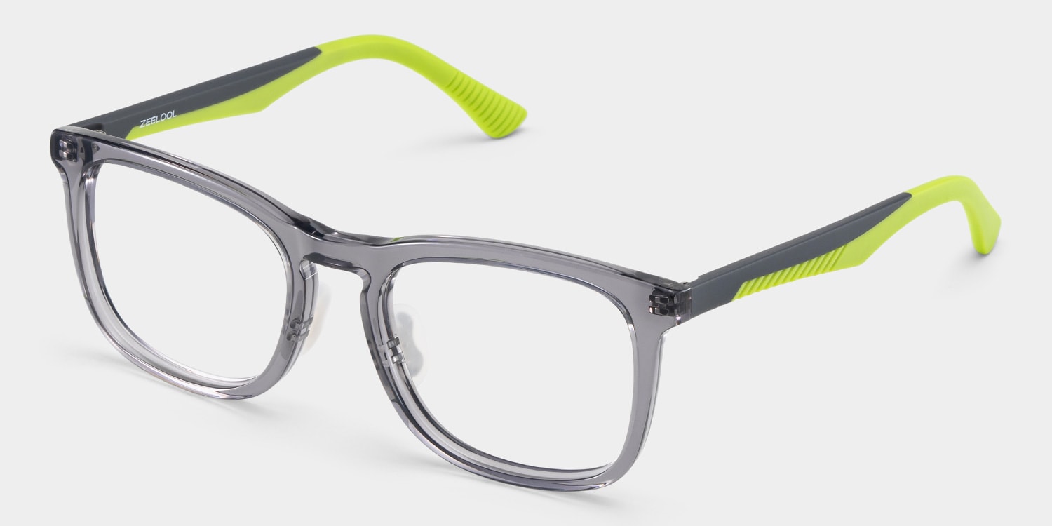 Glide Square Gray Green Glasses3