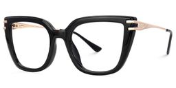 Roxane Black Square Glasses1