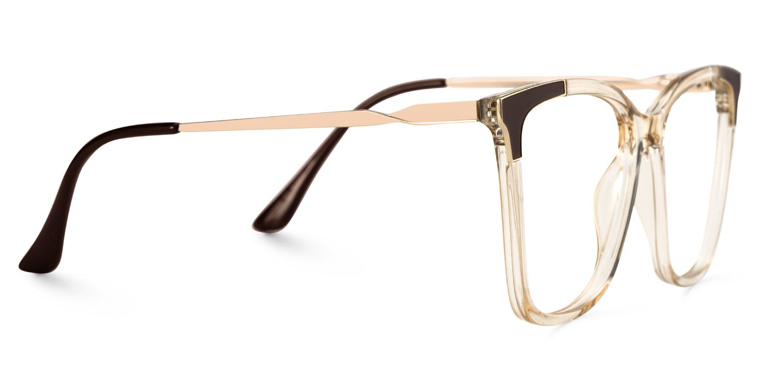 Purple Square Frame Glasses3