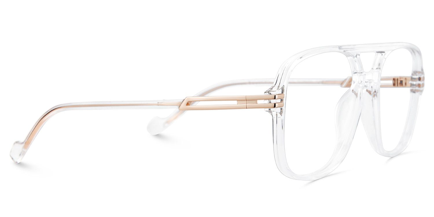 Square Nyawa Clear Glasses deals -Zeelool Glasses3