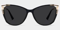Yomary Black Cat eye Sunglasses0