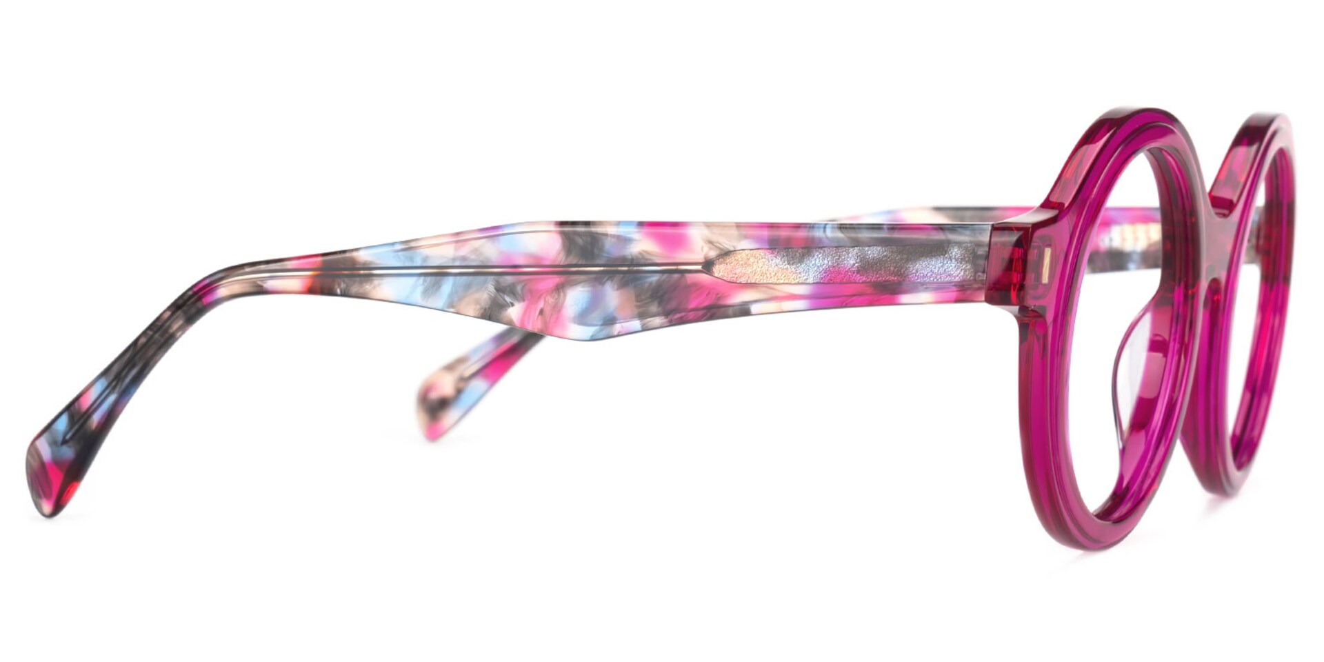 Round Henson Purple Glasses deals -Zeelool Glasses2