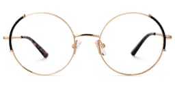 Rindy Round Black Glasses0