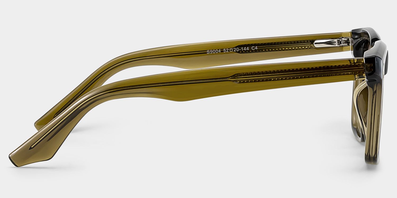 Fletcher Tr90 Brown Rectangle Frame Sunglasses | ZEELOOL