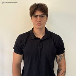 Cleo Browline Black Gold Glasses6