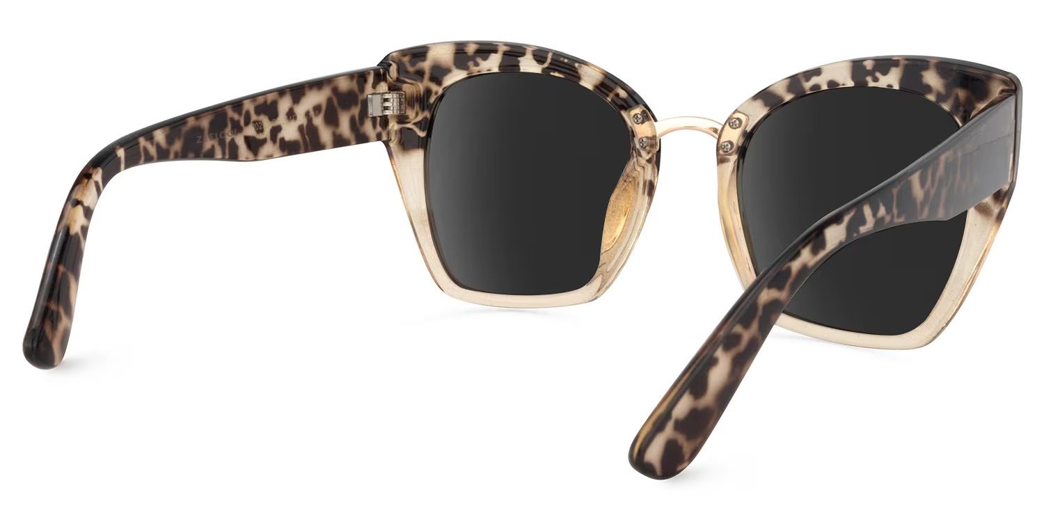 Cat Eye Light Tortoise Glasses | Zeelool Glasses3