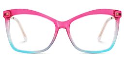 Isaebella Butterfly Pink Blue Glasses0