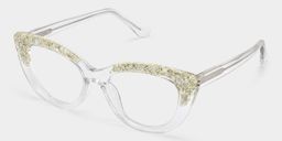 Elora  Cat-eye Silver Glasses4