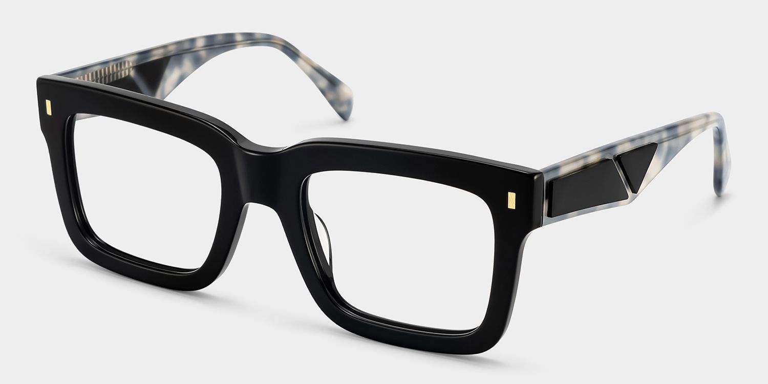 Square Shirmme Black Frames Designer Glasses4
