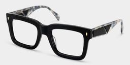 Shirmme Square Black Glasses4