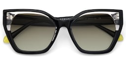 Burkes Butterfly Black Sunglasses1